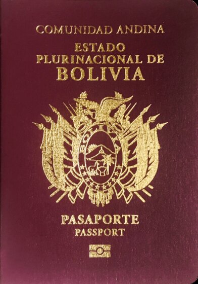 Bolivia passport