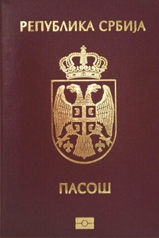 Serbia passport